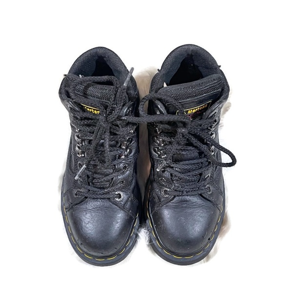Dr. Martens Industrial Vintage Leather Work Boots - Picture 10 of 14